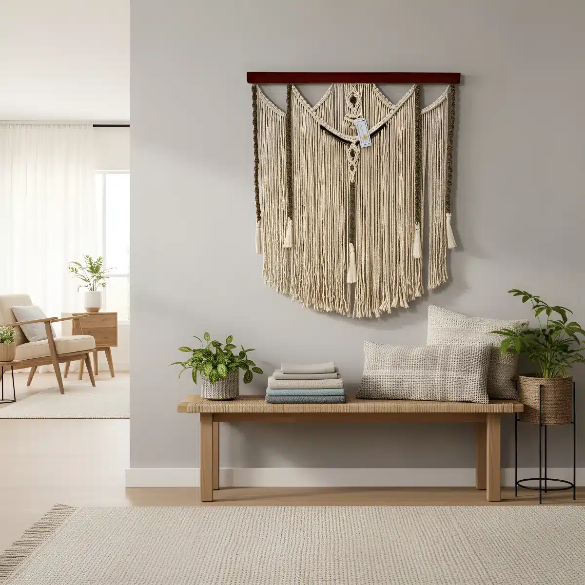 tapiz-con-espirales-y-cenefa-de-madera