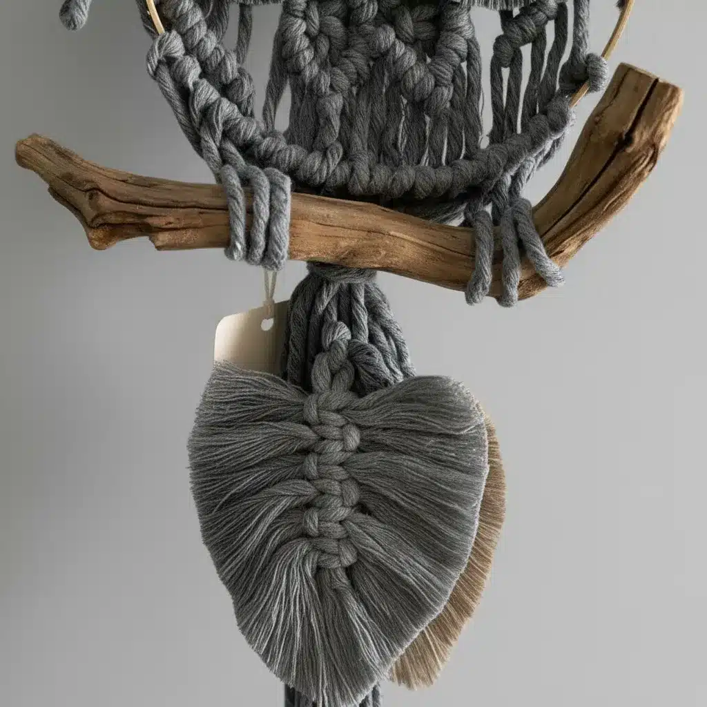 Figura Tejida Decorativa Macrame En Forma De Buho - Imagen 5