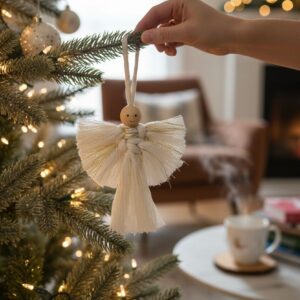 Angel Carita Adorno Árbol Navideño