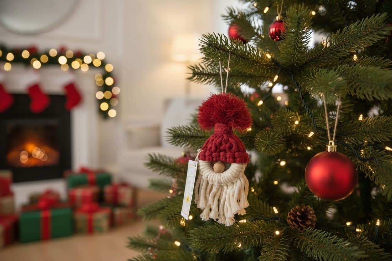 Santa Claus Rojo Adorno Árbol Navideño