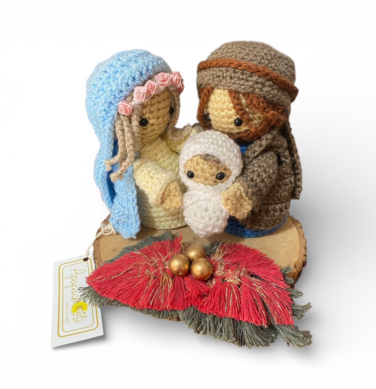 Nacimiento de Crochet Decorativo - Imagen 2