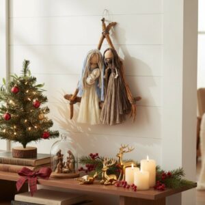 Nacimiento de Macramé Decorativo